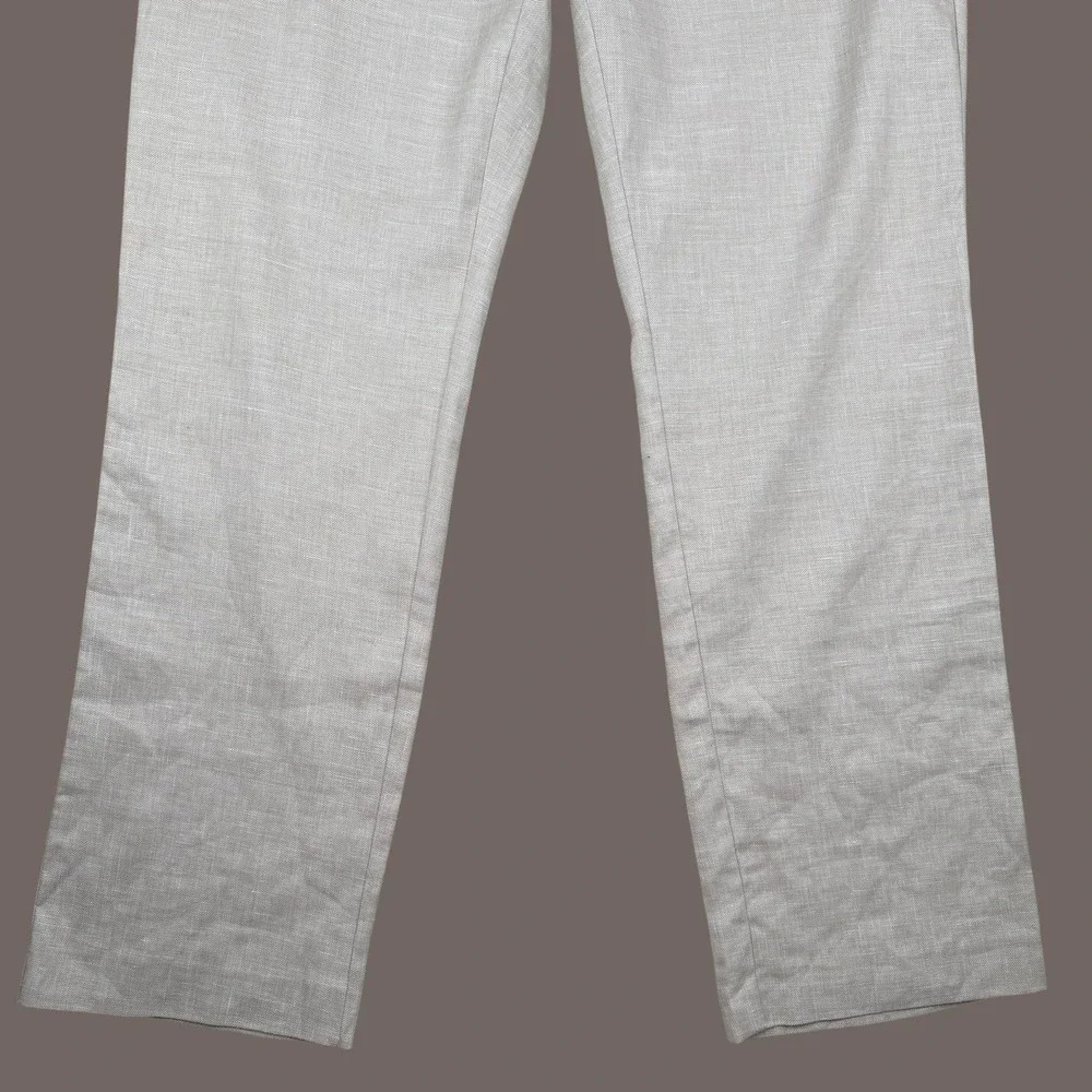 Tommy Bahama Pants Mens 34x30 Beige Linen Blend Chino Summer Travel Casual